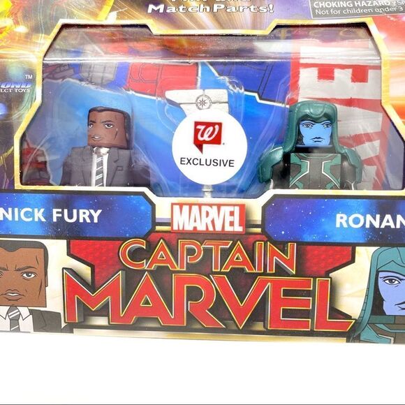 Marvel Minimates Captain Marvel Movie Series  Nick Fury & Ronan - Picture 3 of 3